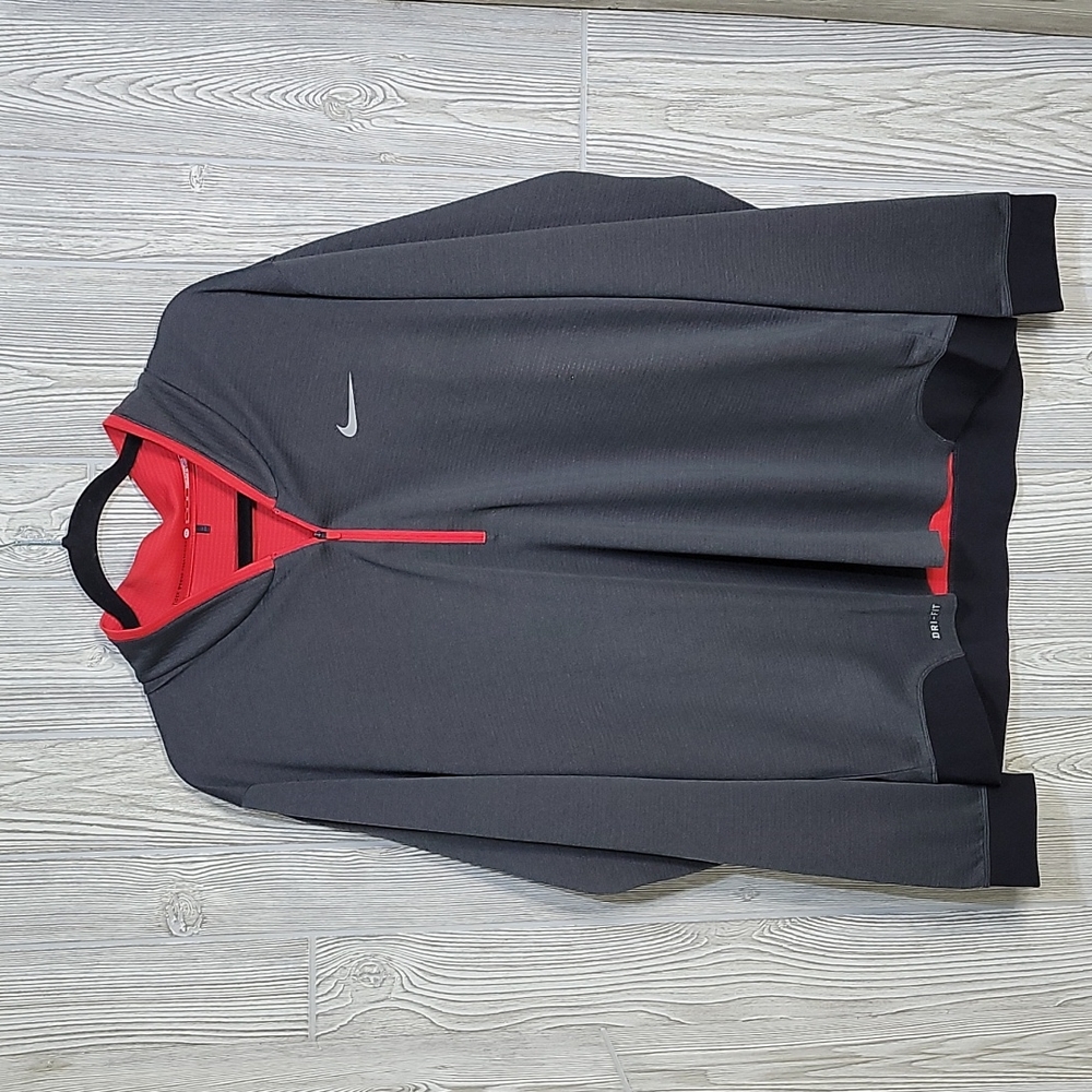 Nike Dri-Fit Tiger Woods Collection Golf, Quarter Zip Pullover Athletic Top